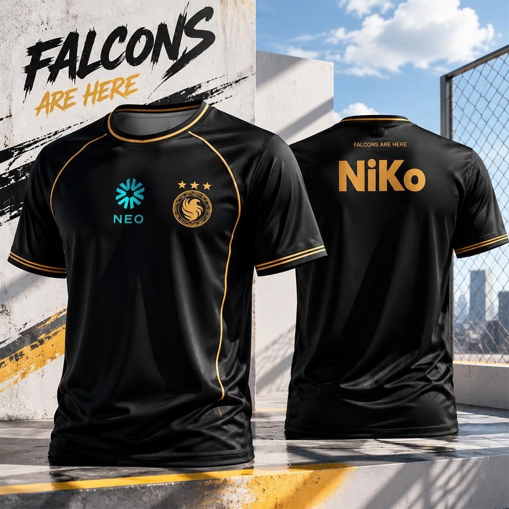 Esports Gaming Training - Team Falcons 2026 Training Uniforms CS2