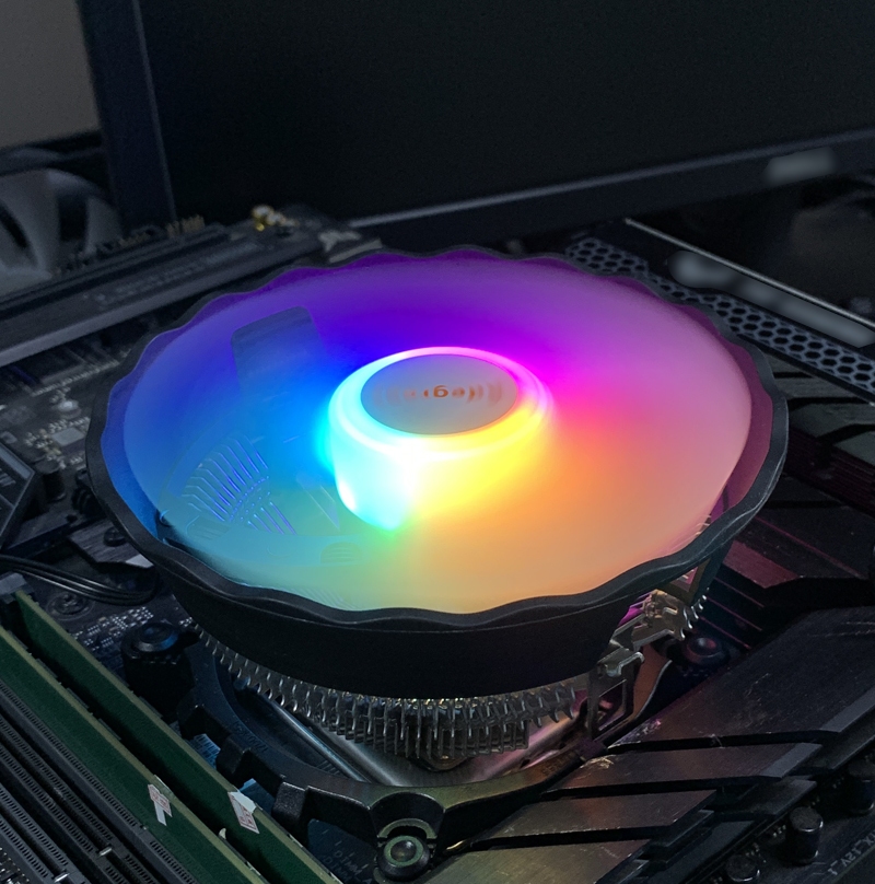 RGB CPU Air Cooler 90mm PC Pro - Esports Gaming Fan 评论和价格