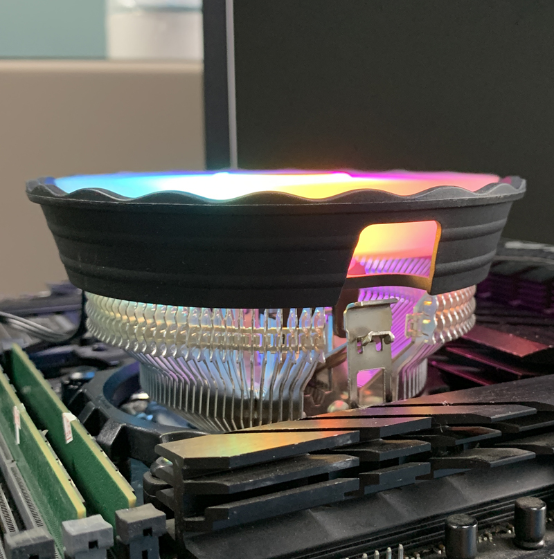 RGB CPU Air Cooler 90mm PC Pro - Esports Gaming Fan 评论和价格