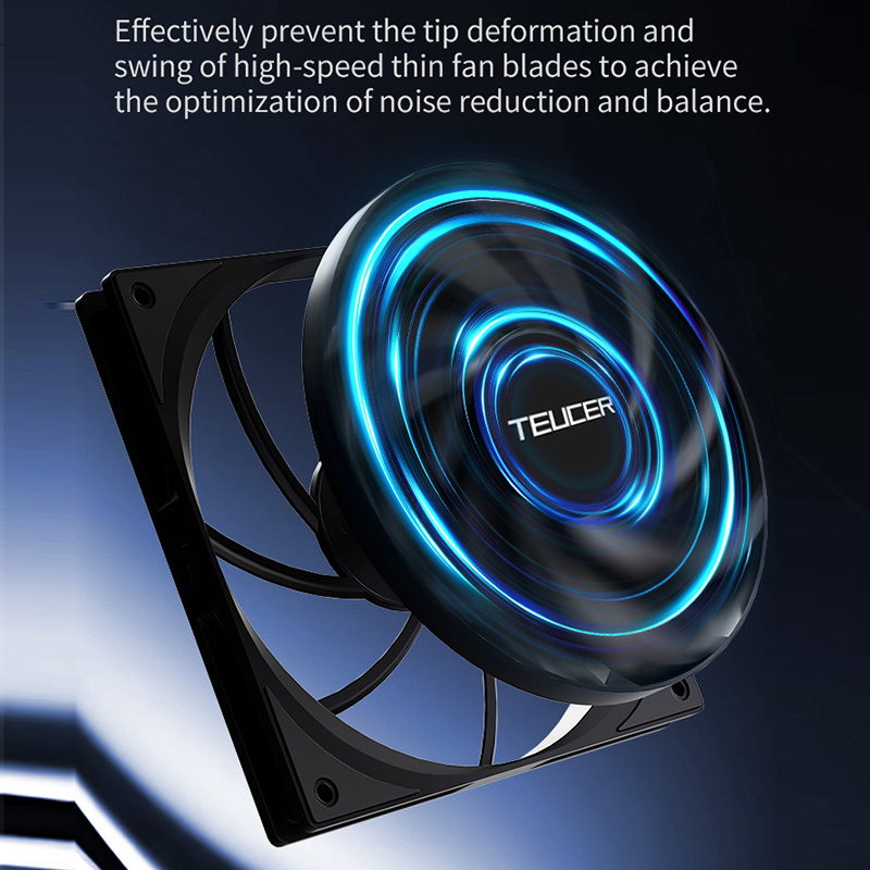 TEUCER F14015 SLIM 140mm PWM S - Esports Gaming Fan 评论和价格