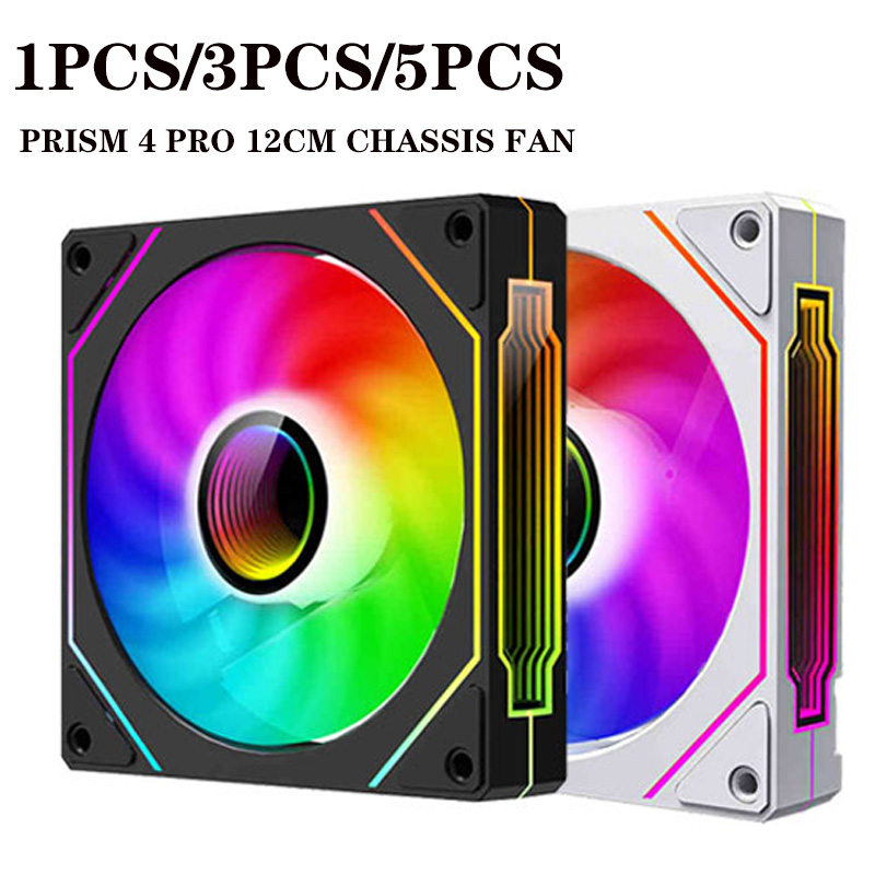 PRISM 4 PRO 120mm PWM ARGB Cas - Esports Gaming Fan 评论和价格