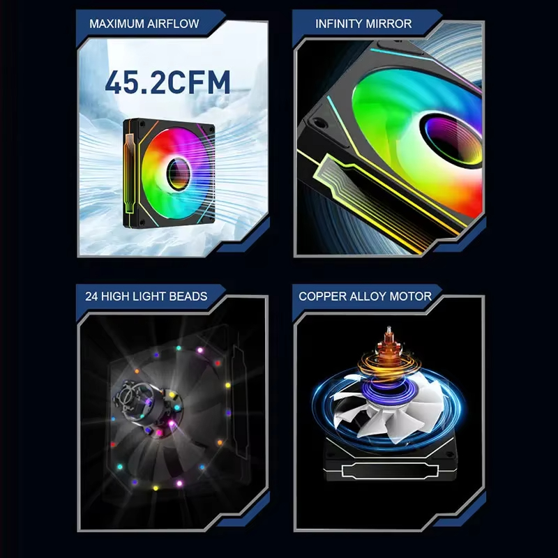 PRISM 4 PRO 120mm PWM ARGB Cas - Esports Gaming Fan 评论和价格