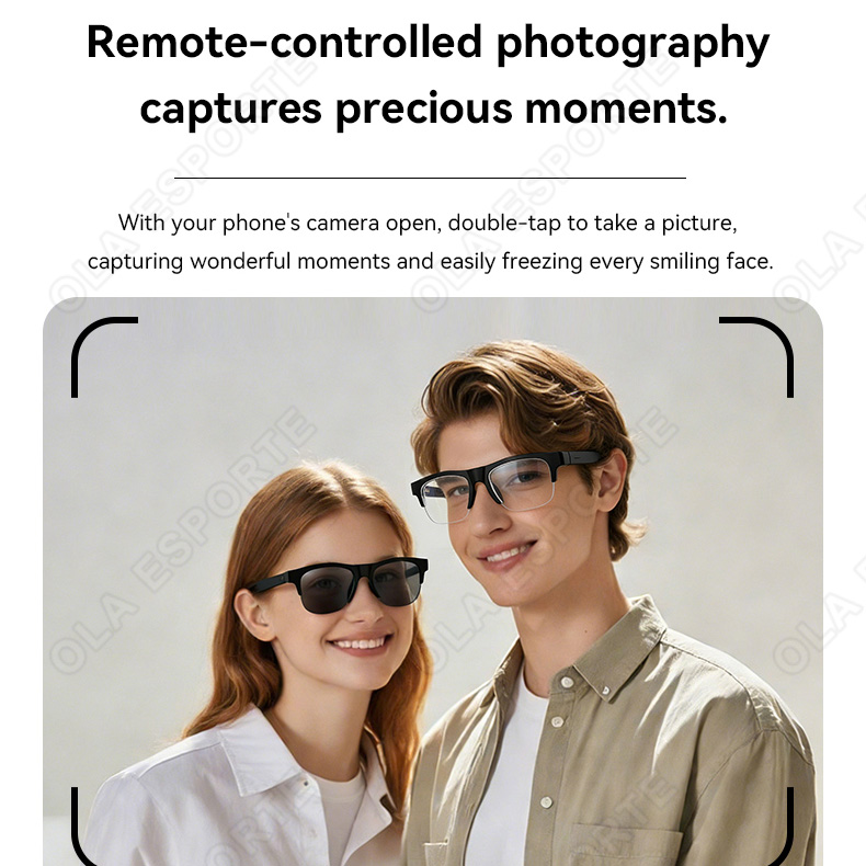 NEW Smart Glasses V5.3 Bluetoo - Gaming Glasses Blue 评论和价格