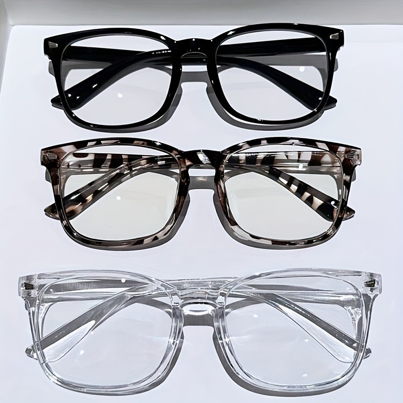 1/2/3Pcs Square Anti Blue Ligh - Gaming Glasses Blue 评论和价格