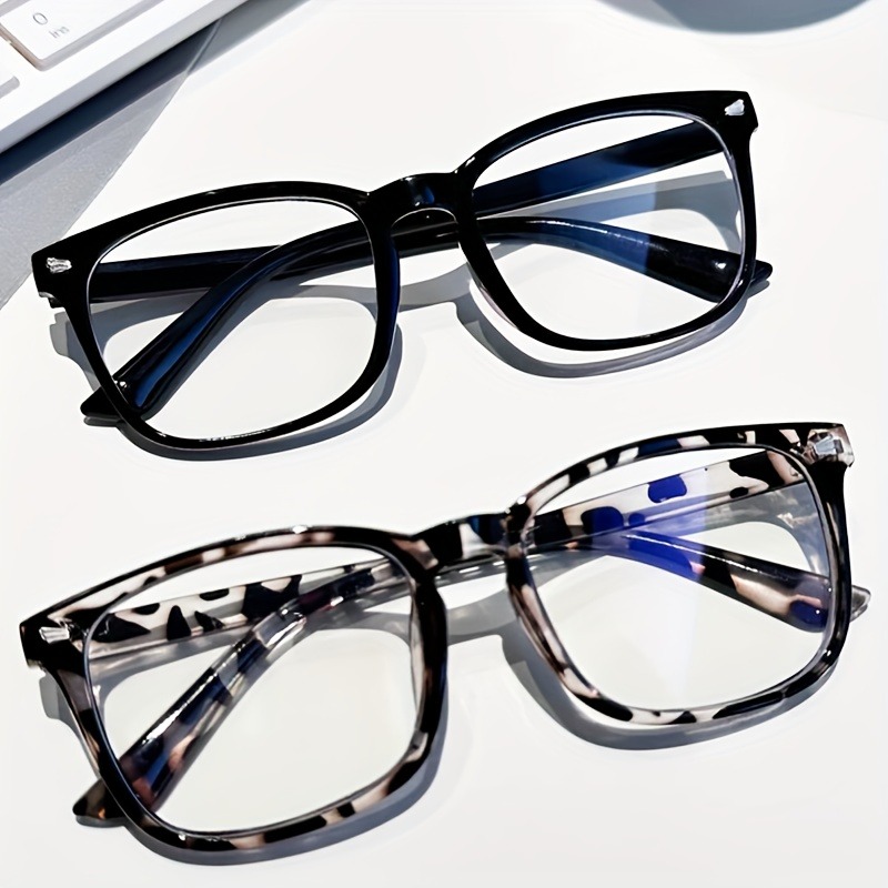 1/2/3Pcs Square Anti Blue Ligh - Gaming Glasses Blue 评论和价格