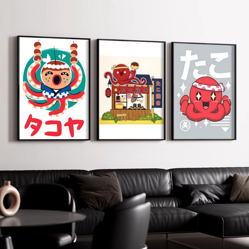 Cute Takoyaki Poster Wall Post - Esports Gaming Lounge 评论和价格