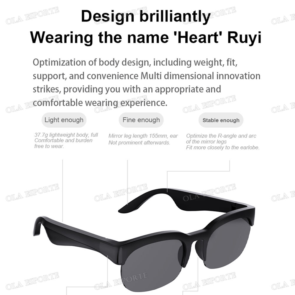 Smart Bluetooth V5.3 Sunglasse - Esports Gaming Headset 评论和价格