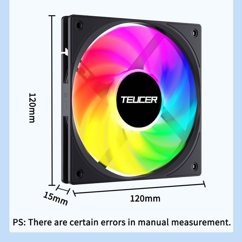 Teucer 120mm PC Case Fan FDB B - Esports Gaming Fan 评论和价格