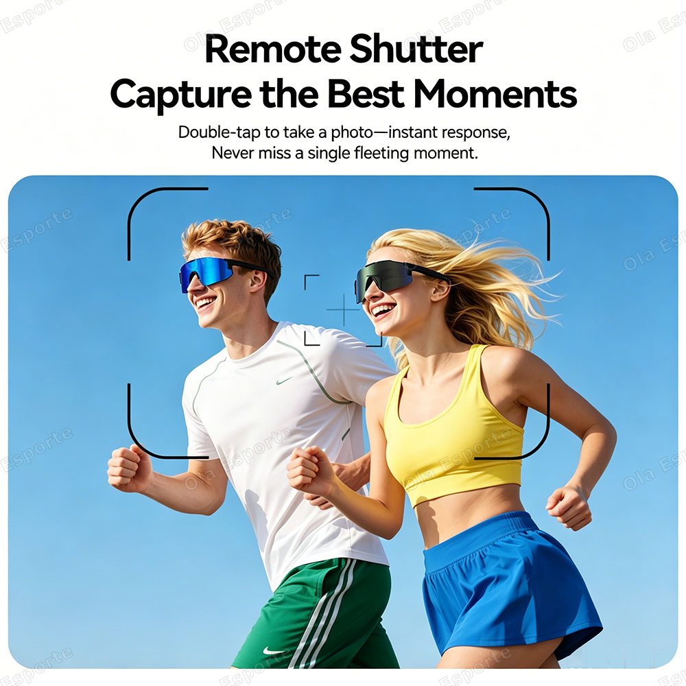 Cycling Smart Glasses Camera B - Gaming Glasses Blue 评论和价格
