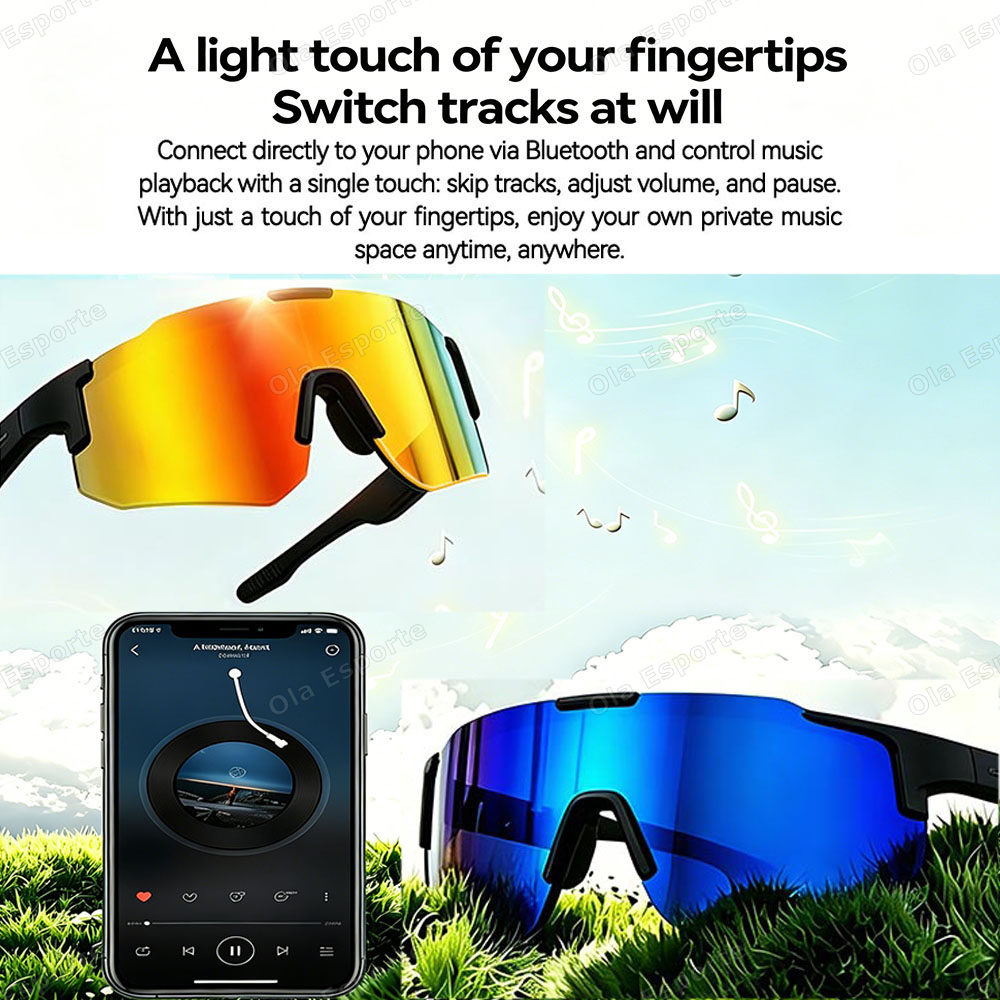 Cycling Smart Glasses Camera B - Gaming Glasses Blue 评论和价格