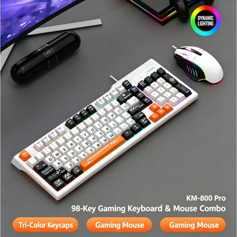 K8pro 3 In 1 Gaming Combo Wire - Esports Gaming Headset 评论和价格