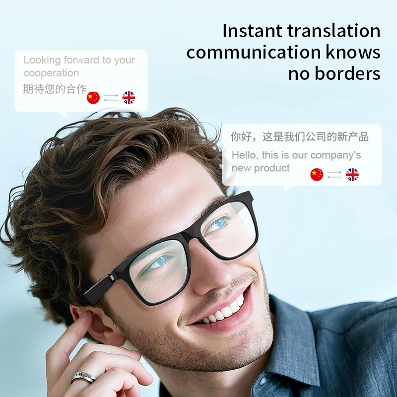New Smart Audio Bluetooth Glas - Gaming Glasses Blue 评论和价格