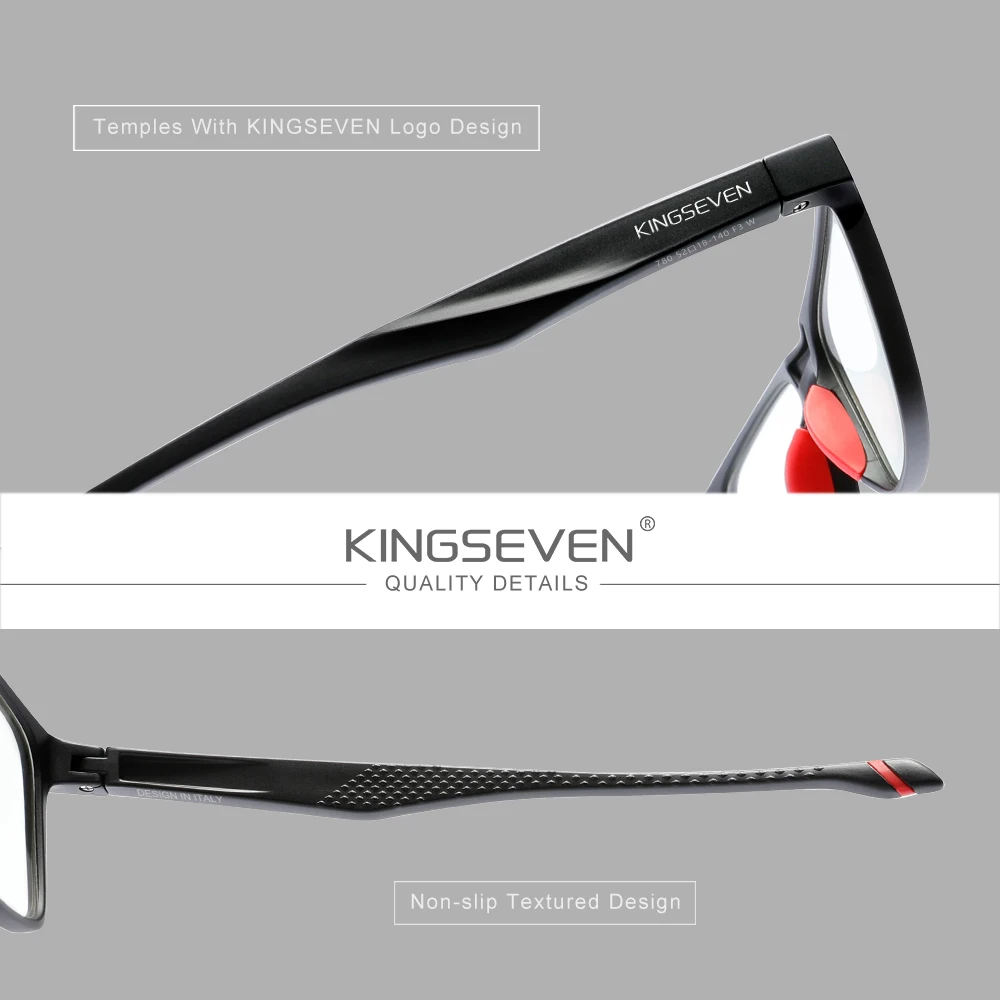 KINGSEVEN Anti-Blue Ray Large  - Gaming Glasses Blue 评论和价格