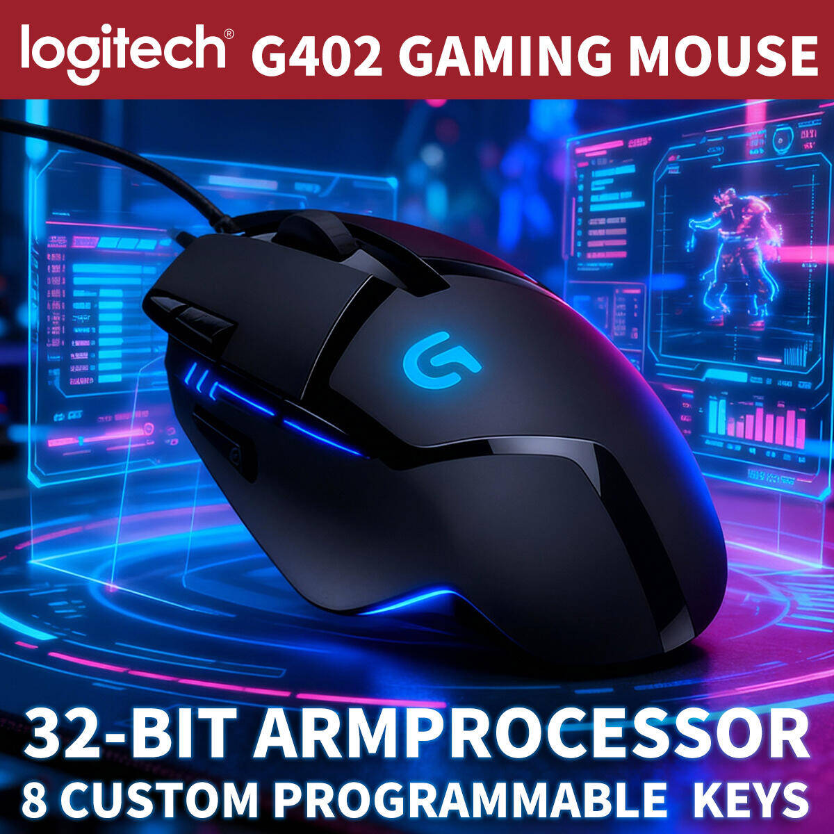 Logitech G402 Hyperion Fury Ga - Esports Gaming Training 评论和价格