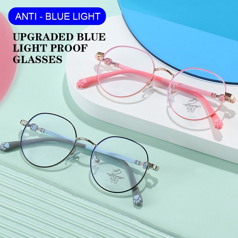 Anti-blue Light Kids Glasses C - Gaming Glasses Blue 评论和价格