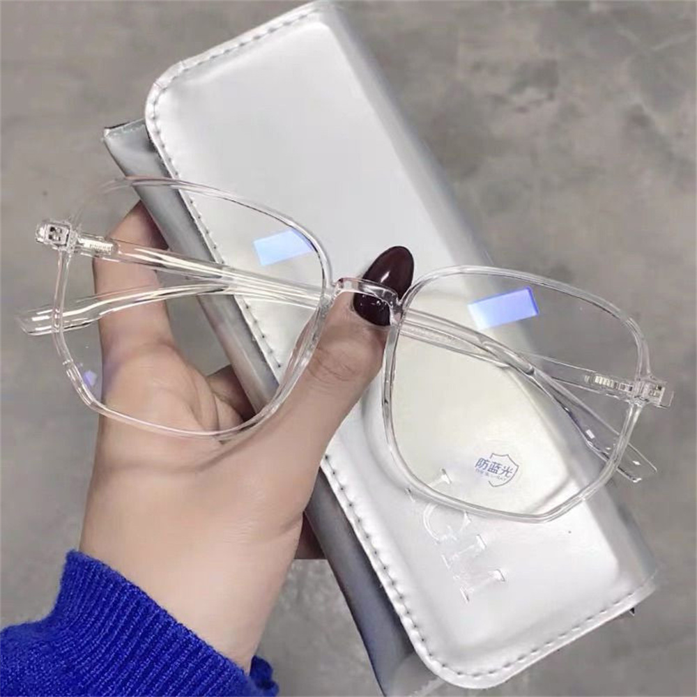 Large Frame Anti Blue Light Ey - Gaming Glasses Blue 评论和价格