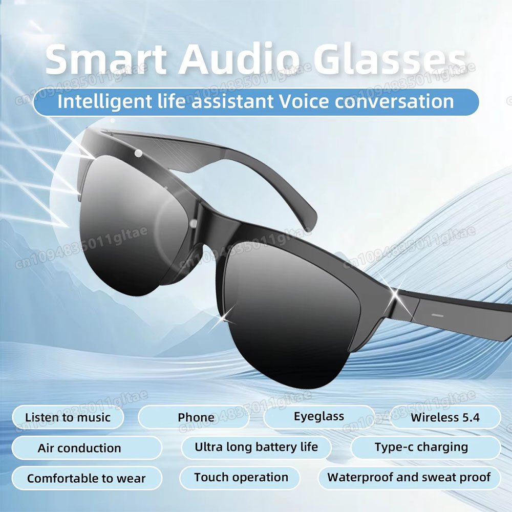 New Camera Control Smart Glass - Gaming Glasses Blue 评论和价格