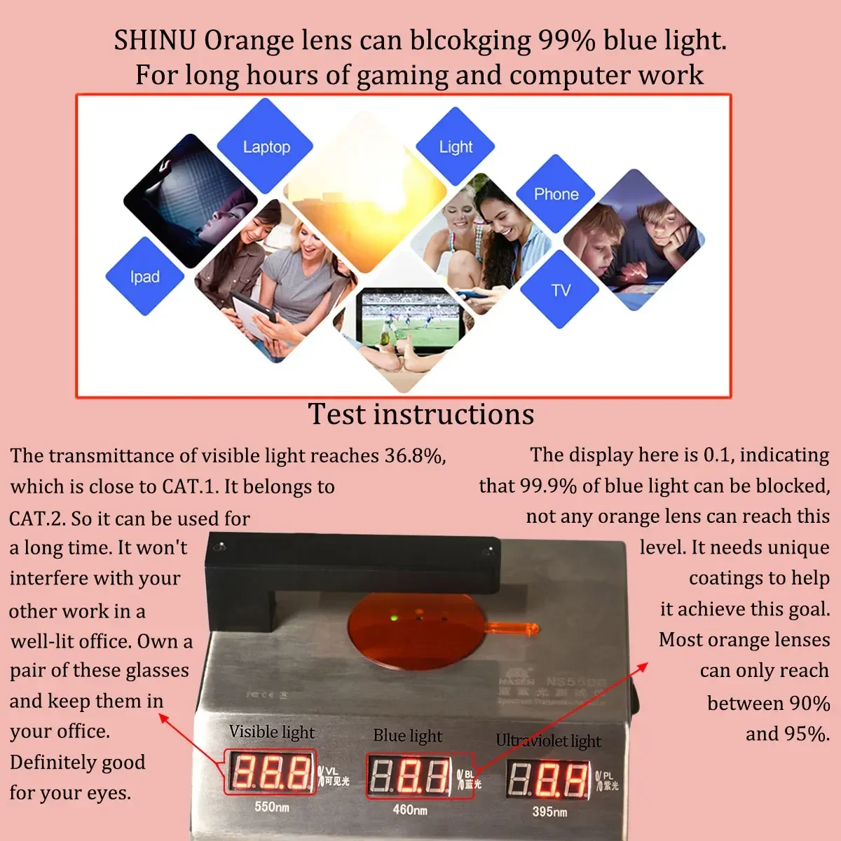 Blue Light Blocking Computer G - Gaming Glasses Blue 评论和价格