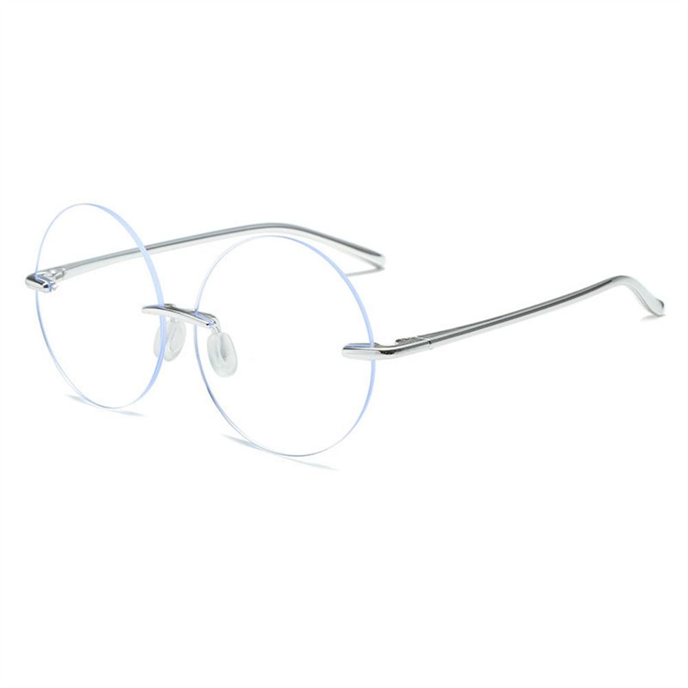 Diamond Cut Rimless Anti-UV Bl - Gaming Glasses Blue 评论和价格